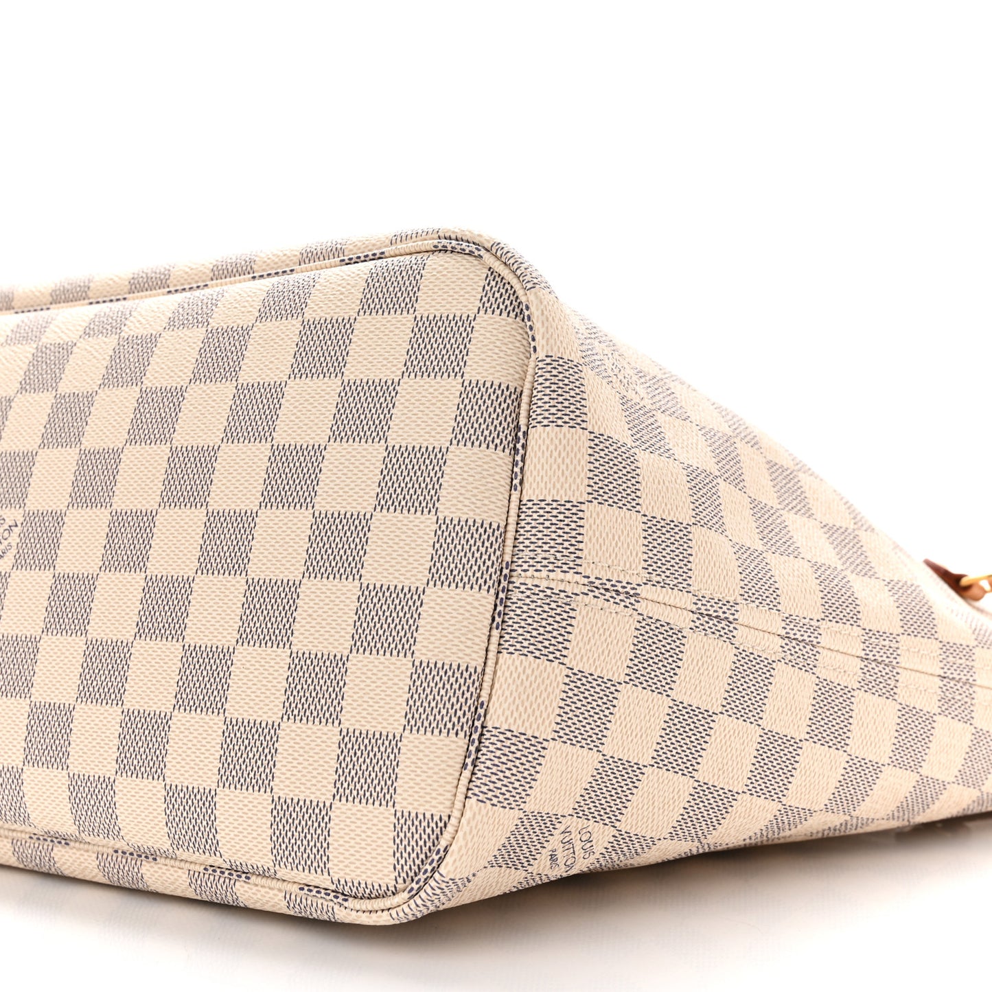 Damier Azur Neo Neverfull MM Rose Ballerine