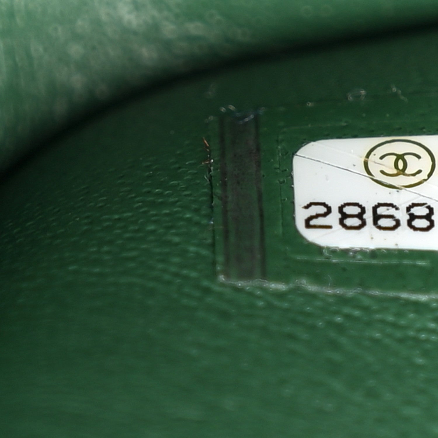 Chanel Lambskin Quilted Jumbo Double Flap Green 7 of 10