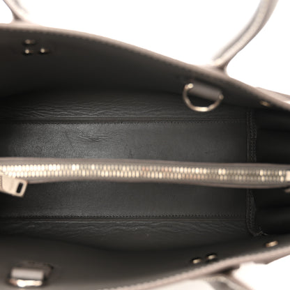 Saint Laurent Grained Calfskin Topstich Baby Sac De Jour Fog 6 of 12