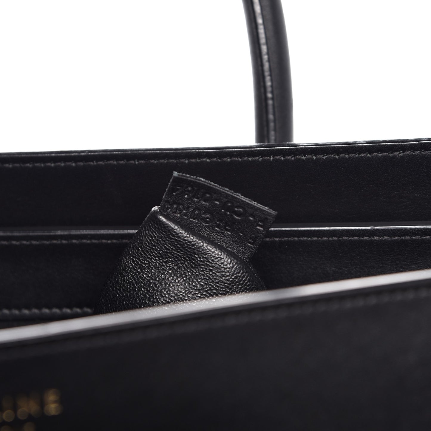 Smooth Calfskin Mini Luggage Black