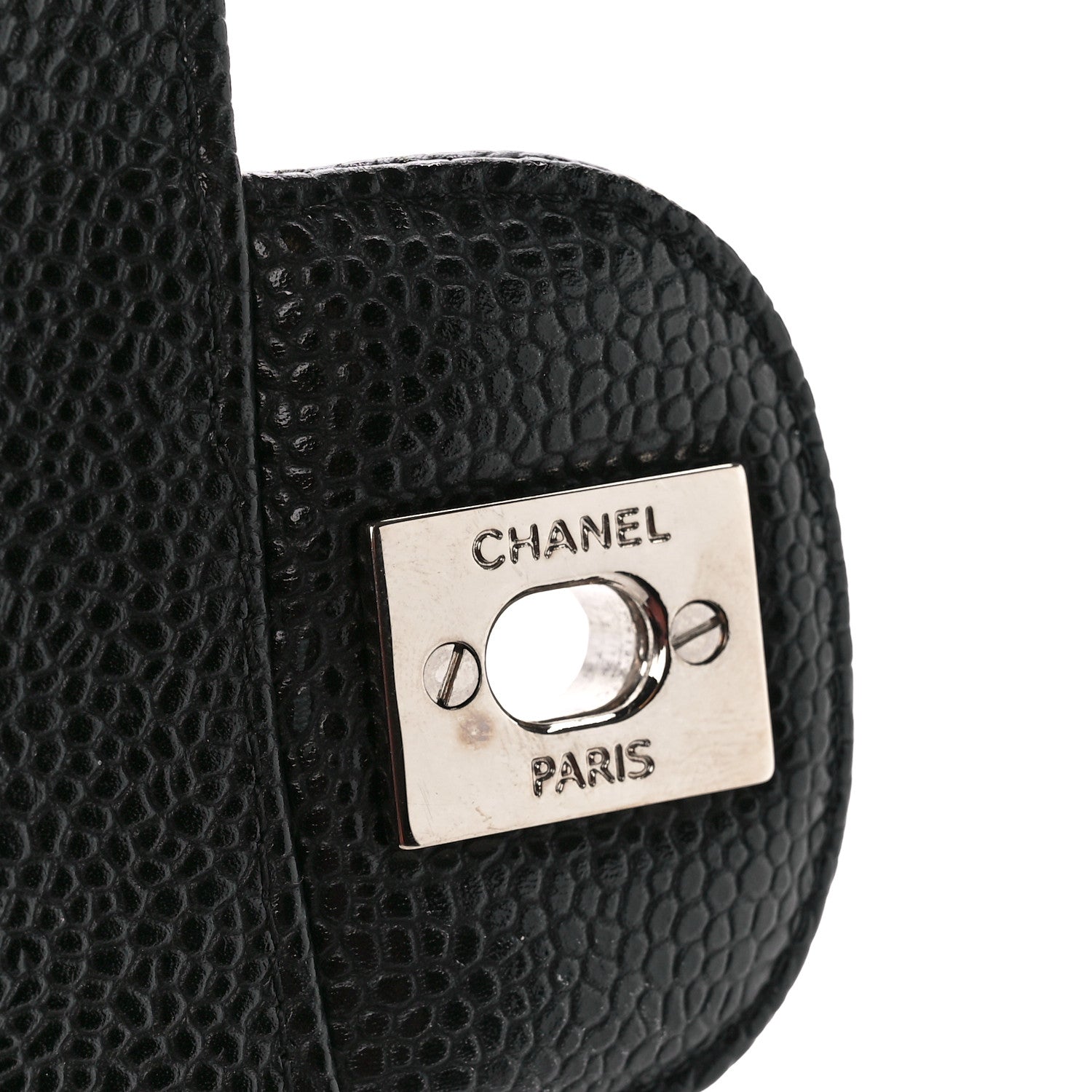 Chanel Caviar Quilted Medium Double Flap Black 7 of 12