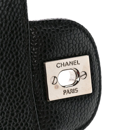 Chanel Caviar Quilted Medium Double Flap Black 7 of 12