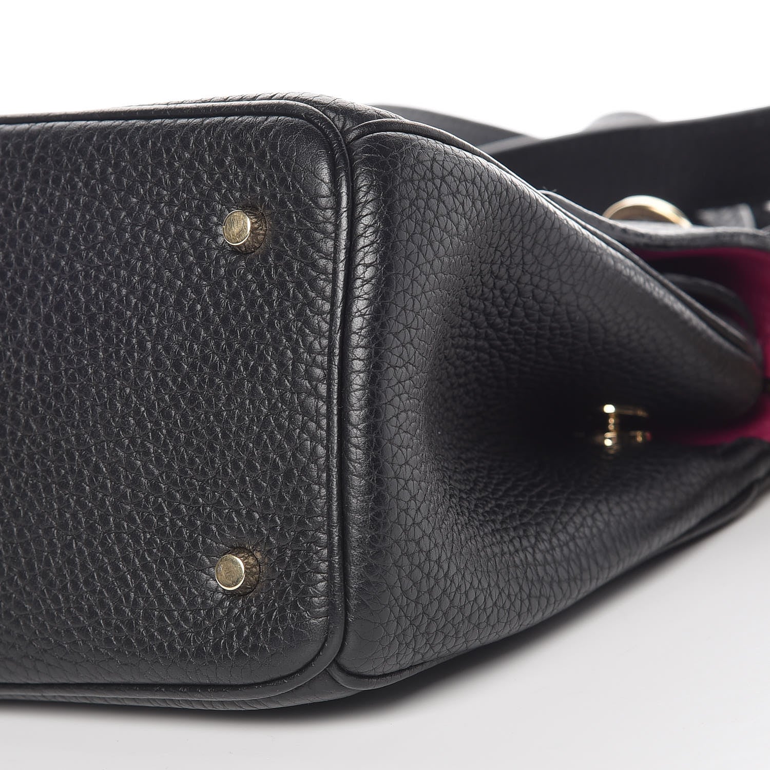 Christian Dior Bullcalf Mini Be Dior Flap Black Fraise 9 of 9