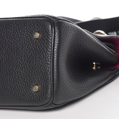 Christian Dior Bullcalf Mini Be Dior Flap Black Fraise 9 of 9