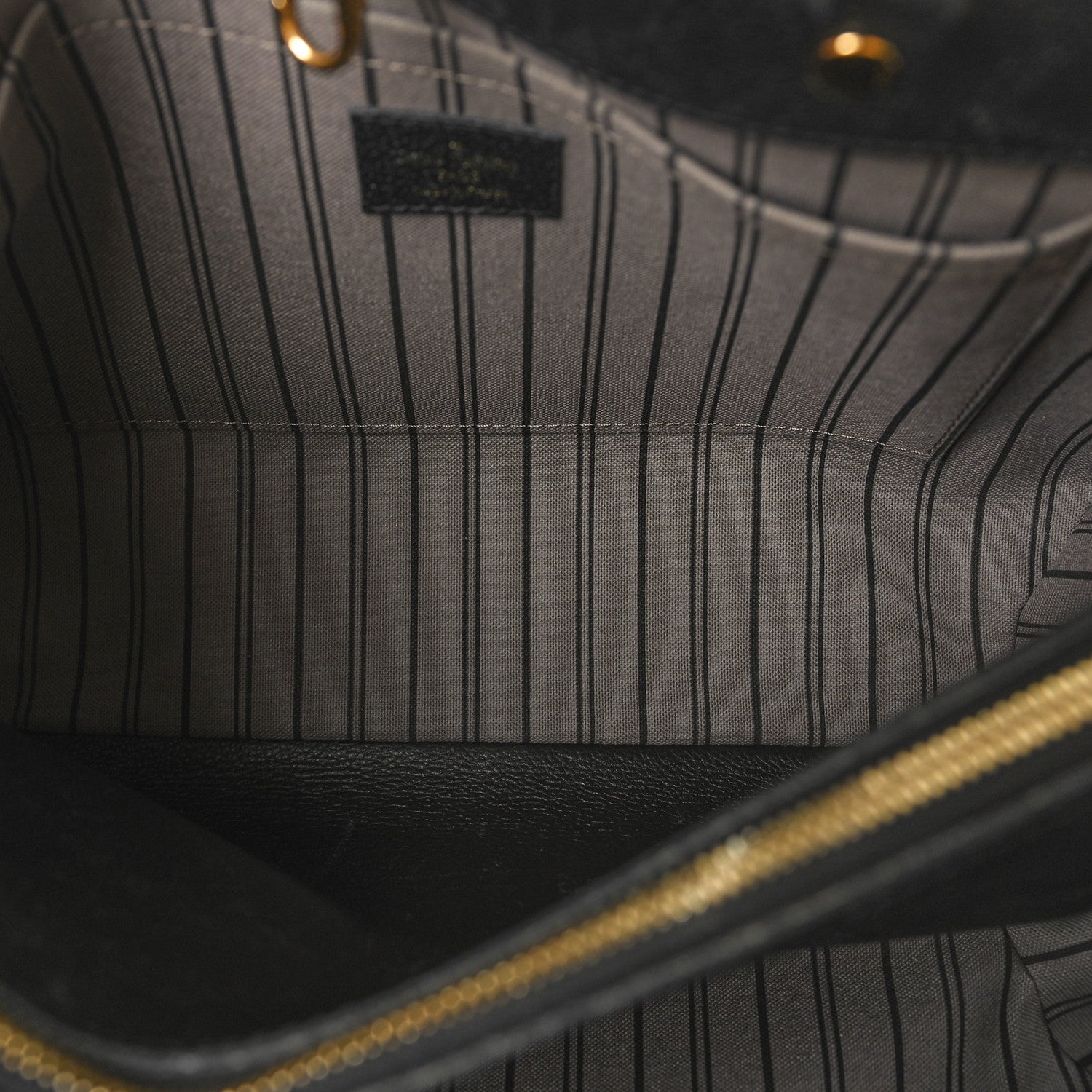 Louis Vuitton Empreinte Montaigne MM Black 5 of 9