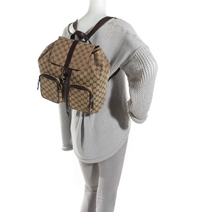 Gucci Monogram Backpack Dark Brown 2 of 10