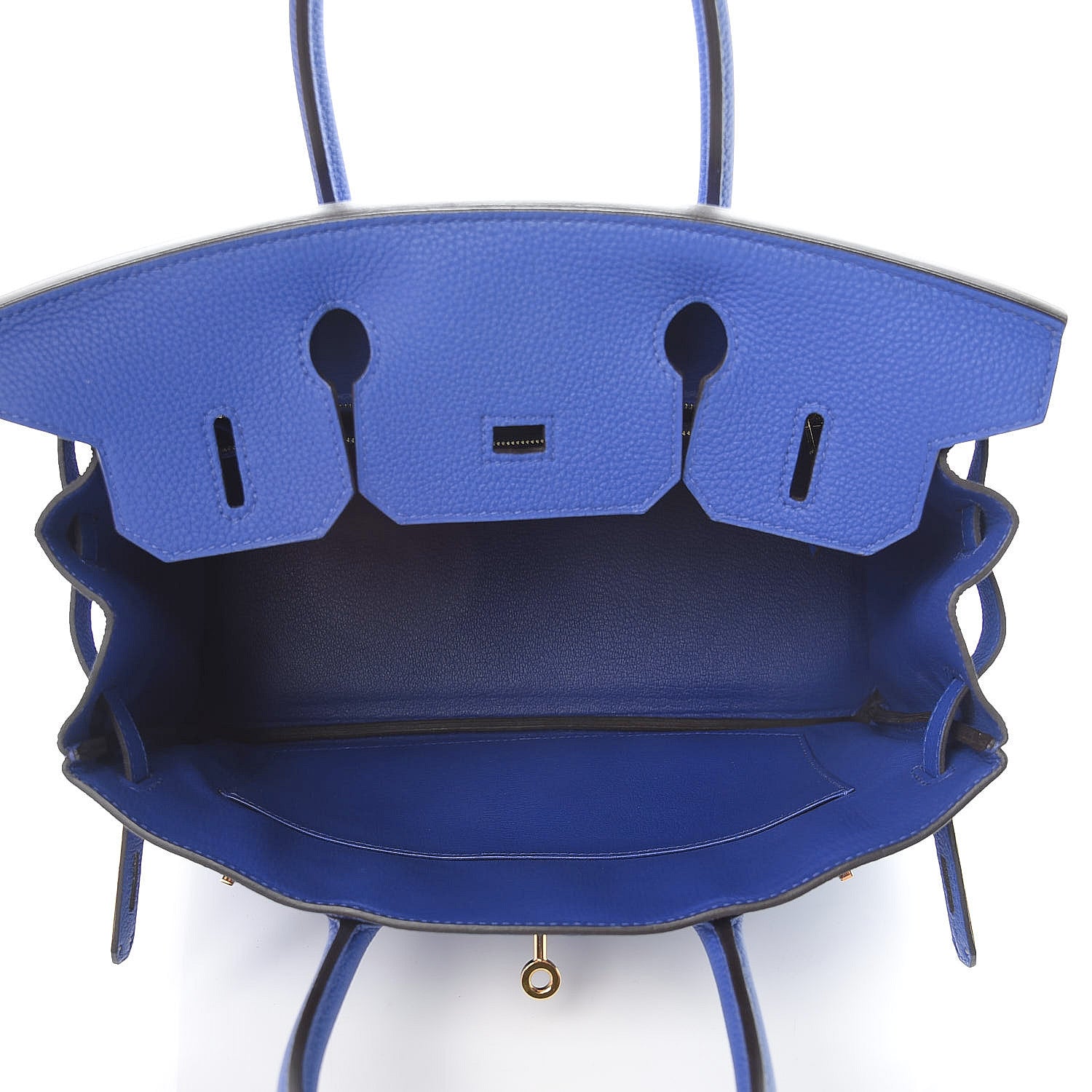 Hermes Togo Birkin 30 Bleu Electrique 7 of 13
