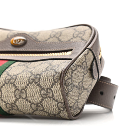 Gucci GG Supreme Monogram Web Small Ophidia Belt Bag 85 34 Dark Brown 10 of 10