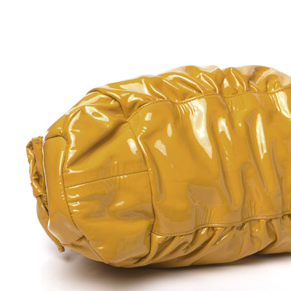 Gucci Patent Medium Hysteria Top Handle Bag Yellow 10 of 11