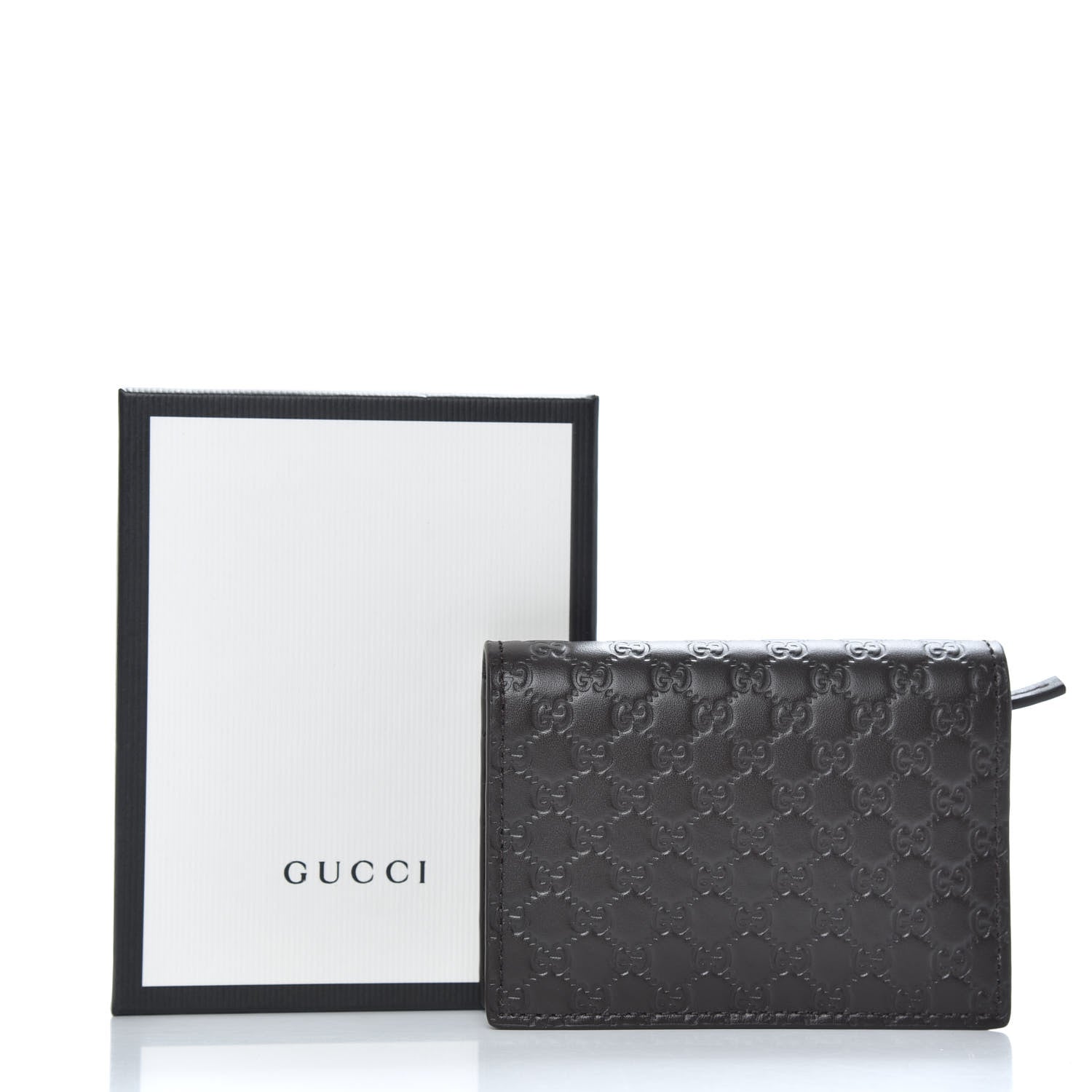 Gucci Microguccissima Card Case Wallet Black 9 of 9