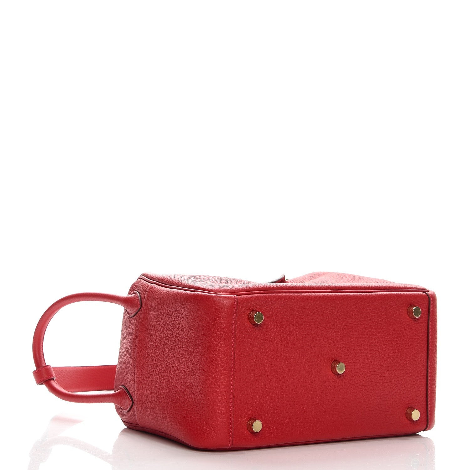 Hermes Taurillon Clemence Lindy 26 Rouge Casaque 4 of 9