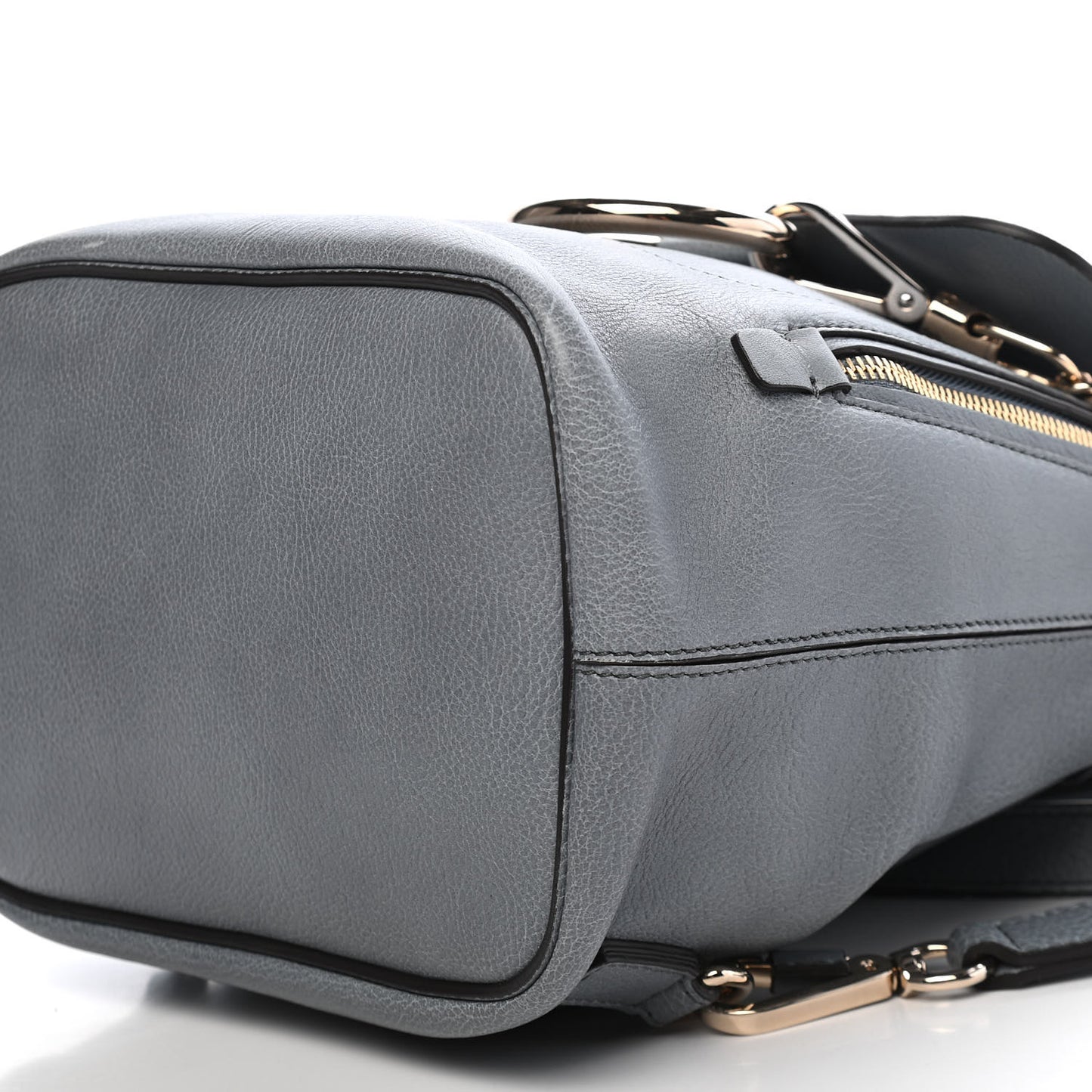 Suede Calfskin Small Faye Backpack Cloudy Blue