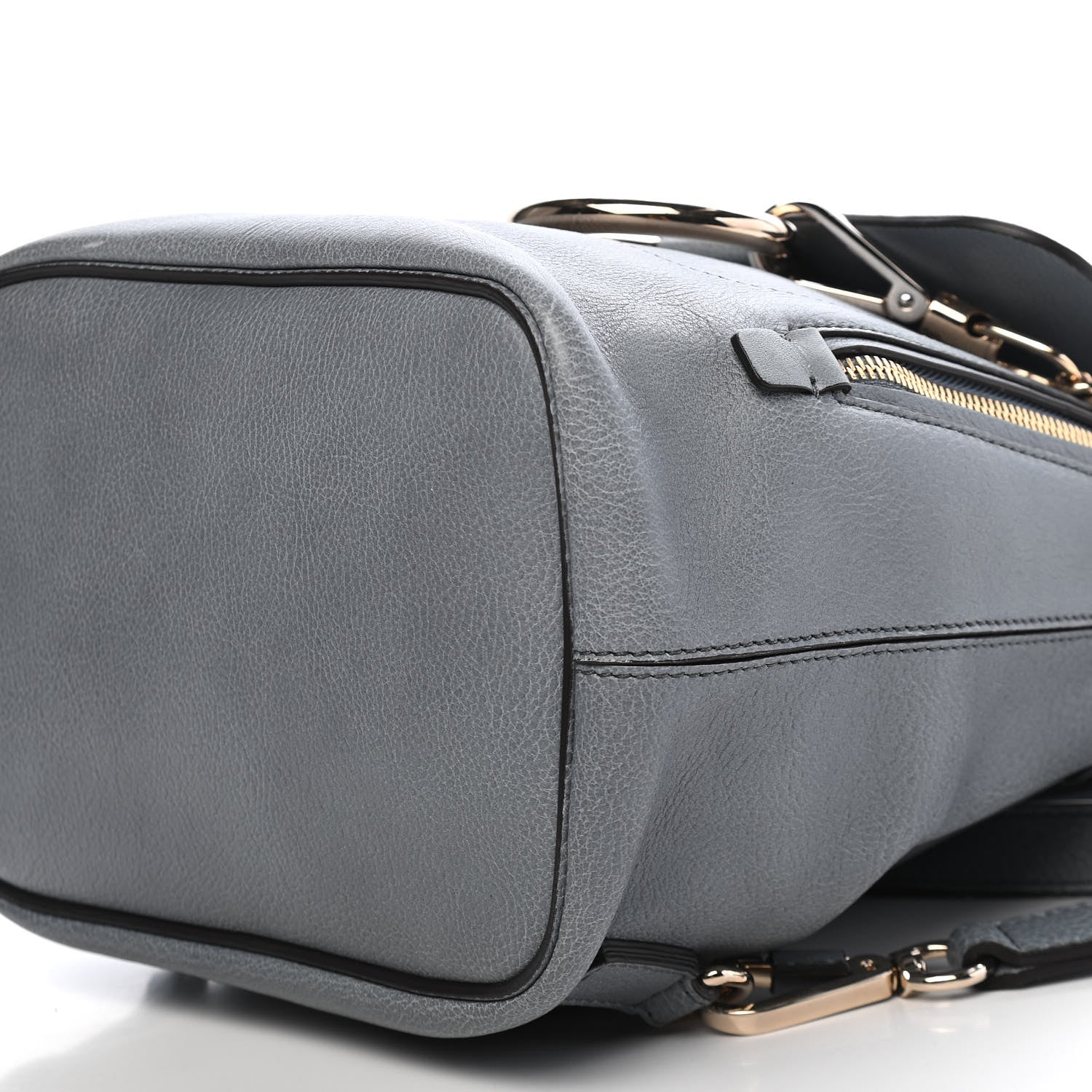 Chloe Suede Calfskin Small Faye Backpack Cloudy Blue 8 of 8