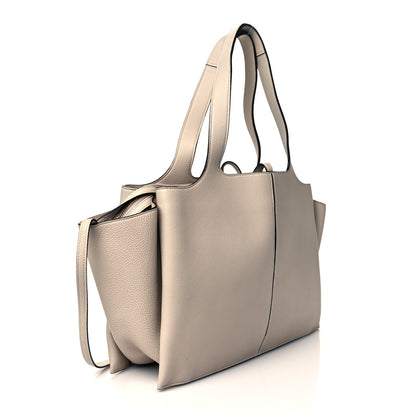 Celine Baby Grained Calfskin Medium Tri-Fold Bag Dune 3 of 9