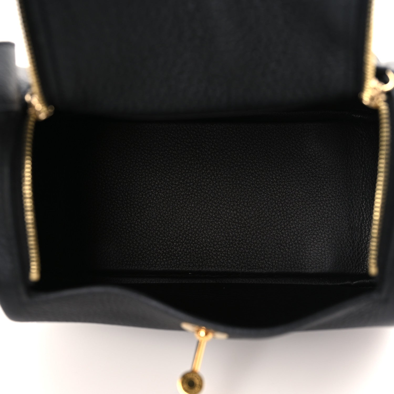 Hermes Taurillon Clemence Mini Lindy 20 Black 5 of 9