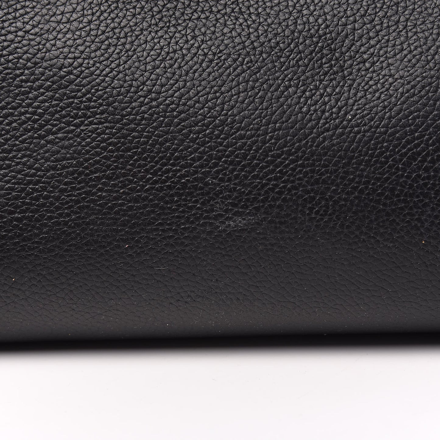 Calfskin Cerf Executive Shopper Tote Black