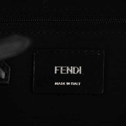 Fendi Nylon Vitello Fox Goat Fur Monster Eyes Mini Backpack Black Multicolor Sky 7 of 8