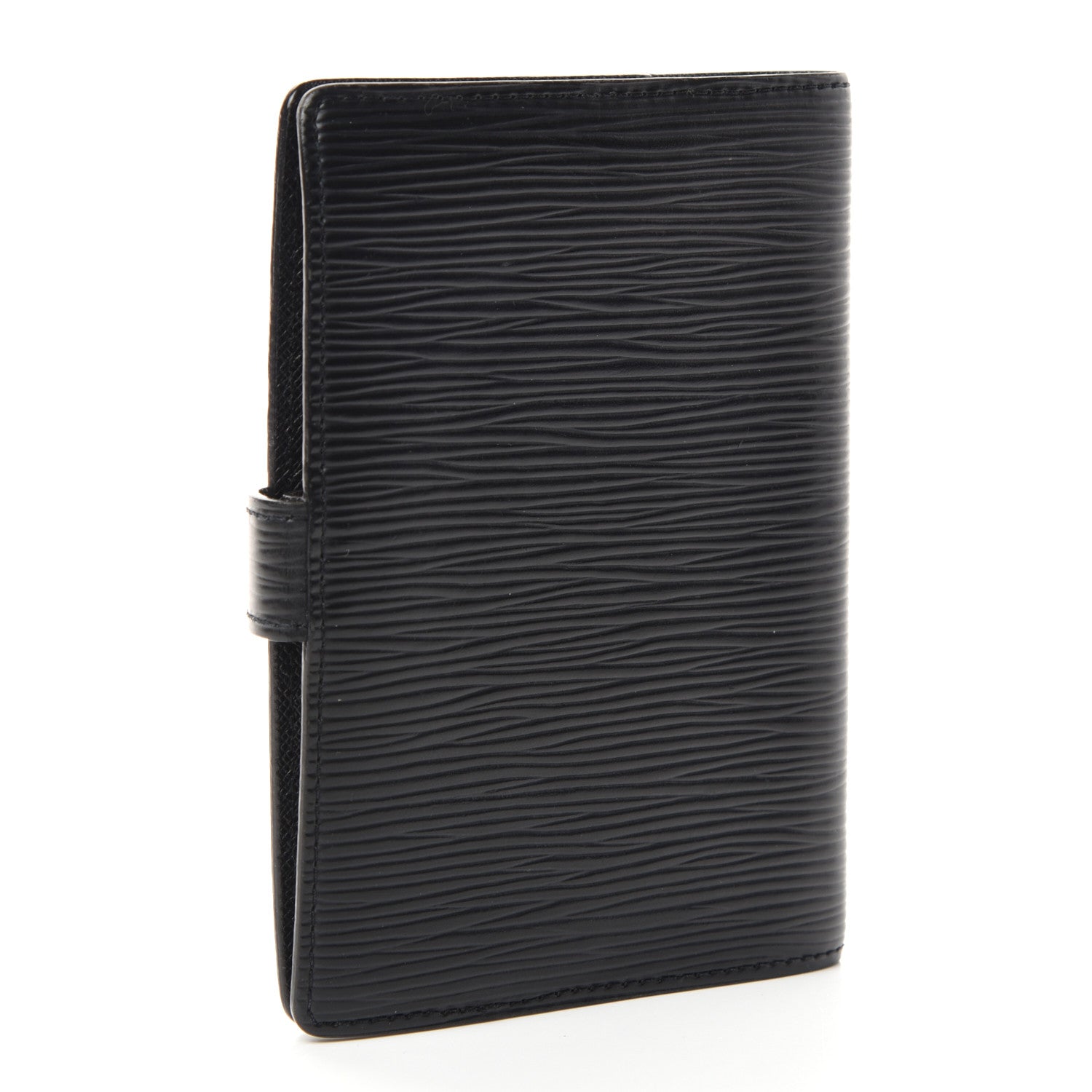 Louis Vuitton Epi Small Ring Agenda Cover Black 3 of 6