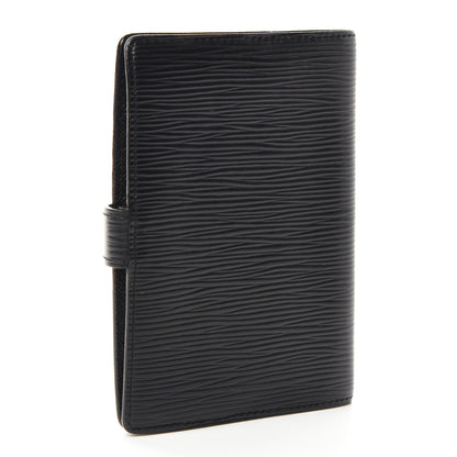 Louis Vuitton Epi Small Ring Agenda Cover Black 3 of 6