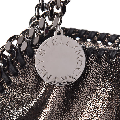 Stella McCartney Chamois Shiny Dotted Small Falabella Tote Ruthenium 10 of 10