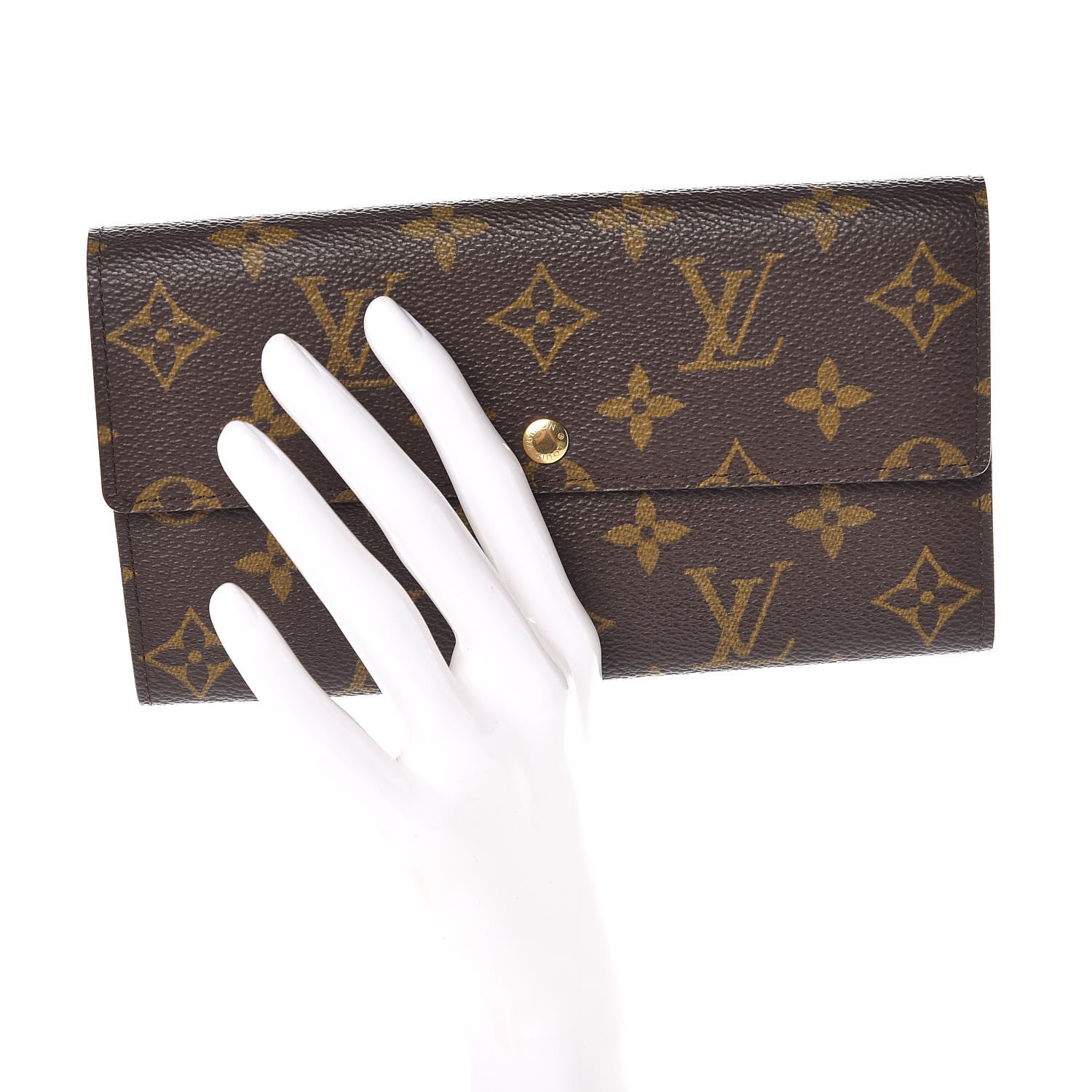 Louis Vuitton Monogram Sarah Wallet 2 of 8