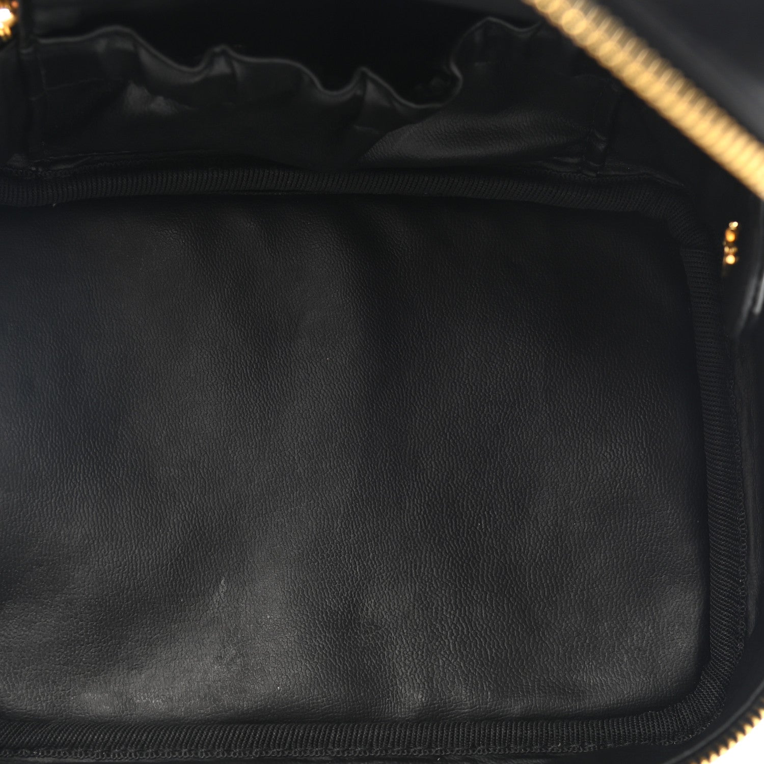Chanel Lambskin Vanity Cosmetic Case Black 5 of 10