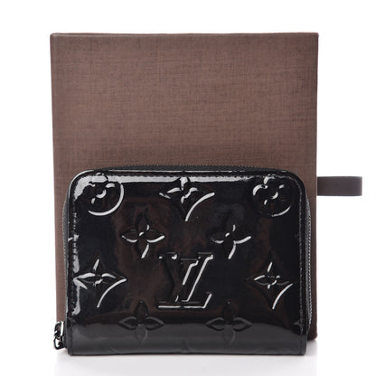 Louis Vuitton Vernis Zippy Coin Purse Wallet Noir Magnetique 11 of 11