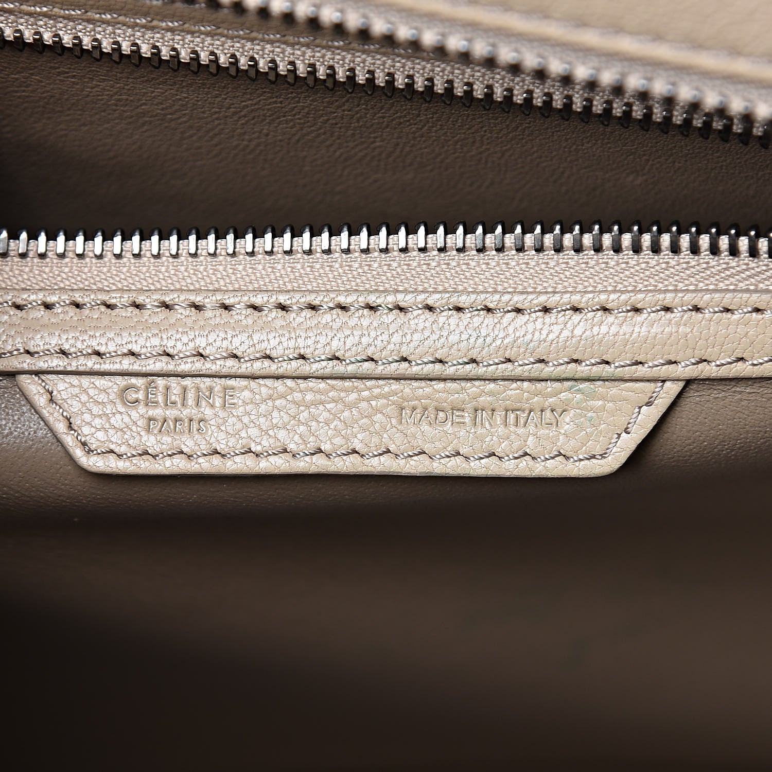 Celine Goatskin Mini Luggage Sand 6 of 9