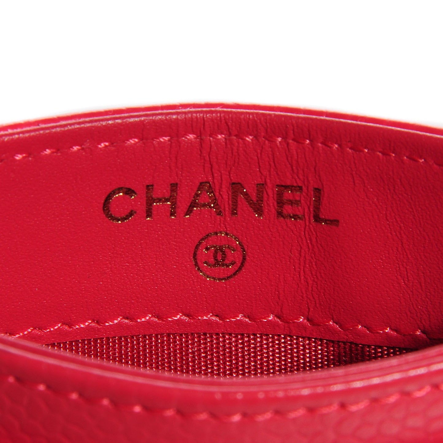 Caviar Timeless CC Card Holder Coral