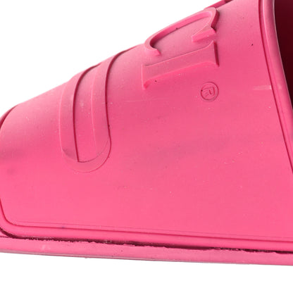Gucci Rubber Womens Logo Slide Sandals 36 Fuchsia 8 of 10