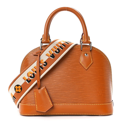 Louis Vuitton Epi Jacquard Alma BB Honey Gold 1 of 12