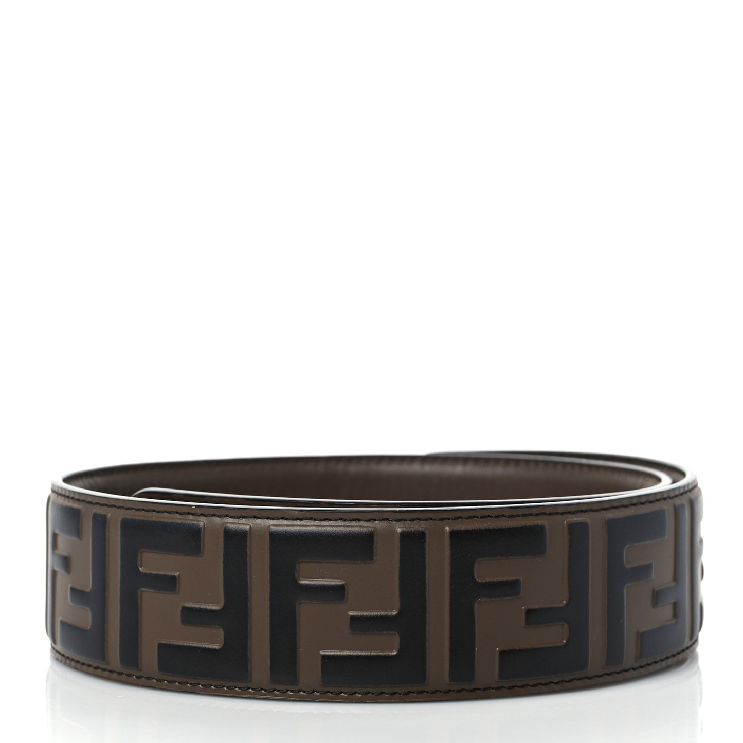 Vitello Century Bi-Color FF 1974 Embossed Strap You Maya Black