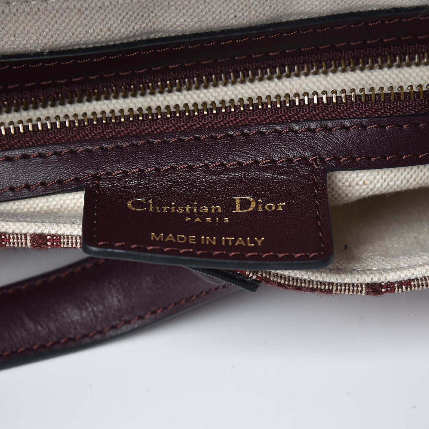 Oblique Saddle Bag Burgundy