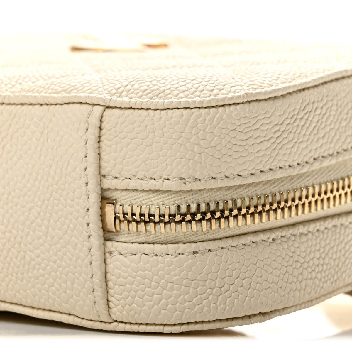 Caviar Quilted Waist Bag White