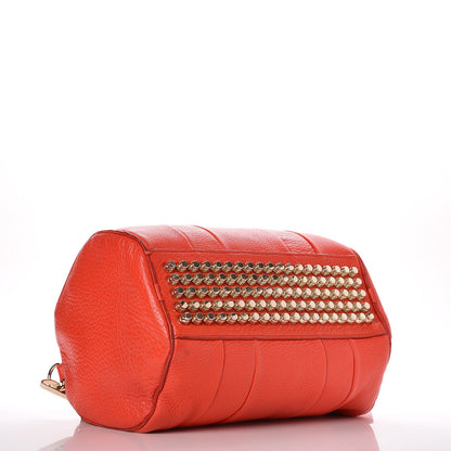 Alexander Wang Pebbled Lambskin Rocco Tangerine Pale Gold Hardware 4 of 15