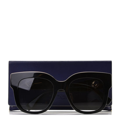 Fendi Acetate F is Fendi Sunglasses FF 0359/G/S Black 7 of 7