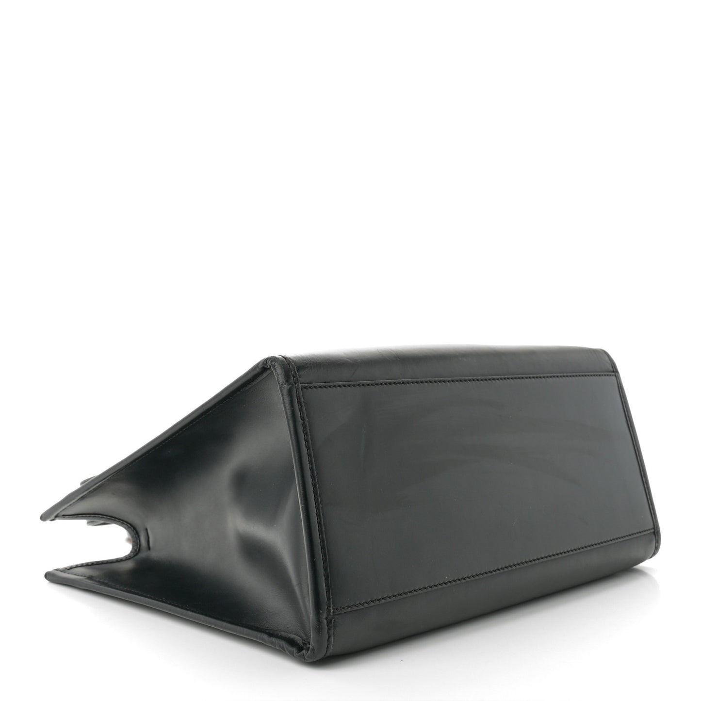 Vitello King Plexiglass Medium Fendi Sunshine Shopper Tote Black
