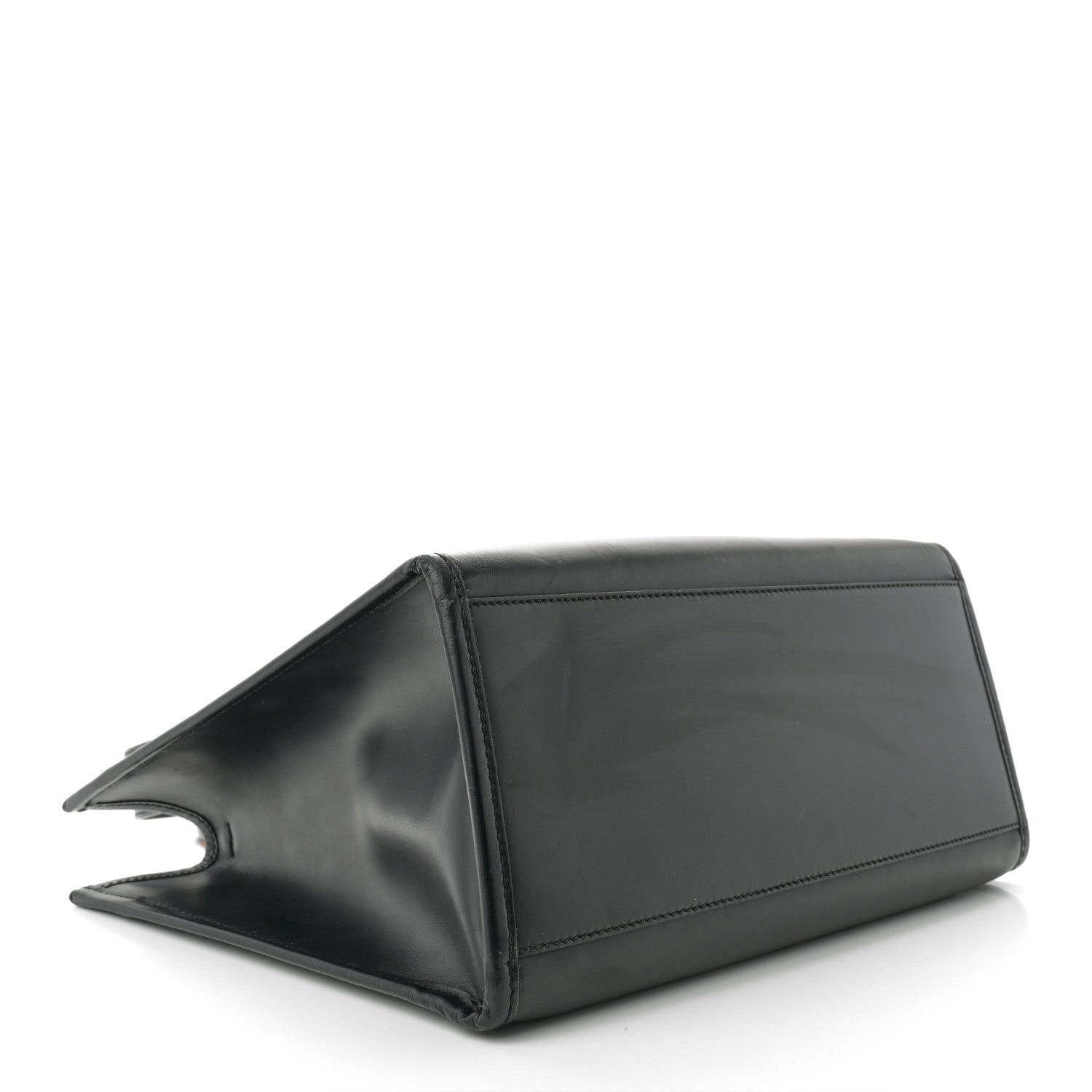 Fendi Vitello King Plexiglass Medium Fendi Sunshine Shopper Tote Black 4 of 13