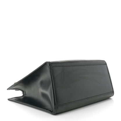 Fendi Vitello King Plexiglass Medium Fendi Sunshine Shopper Tote Black 4 of 13