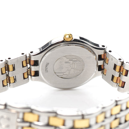 Omega Stainless Steel 18K Yellow Gold 23mm De Ville Quartz Watch White 795.0901 4 of 5