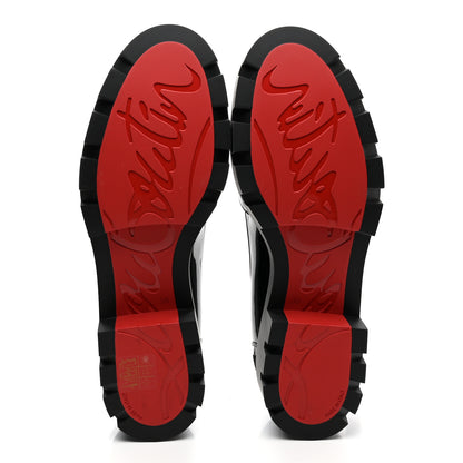 Christian Louboutin Patent Lock Woody Loafers 38 Black 5 of 11