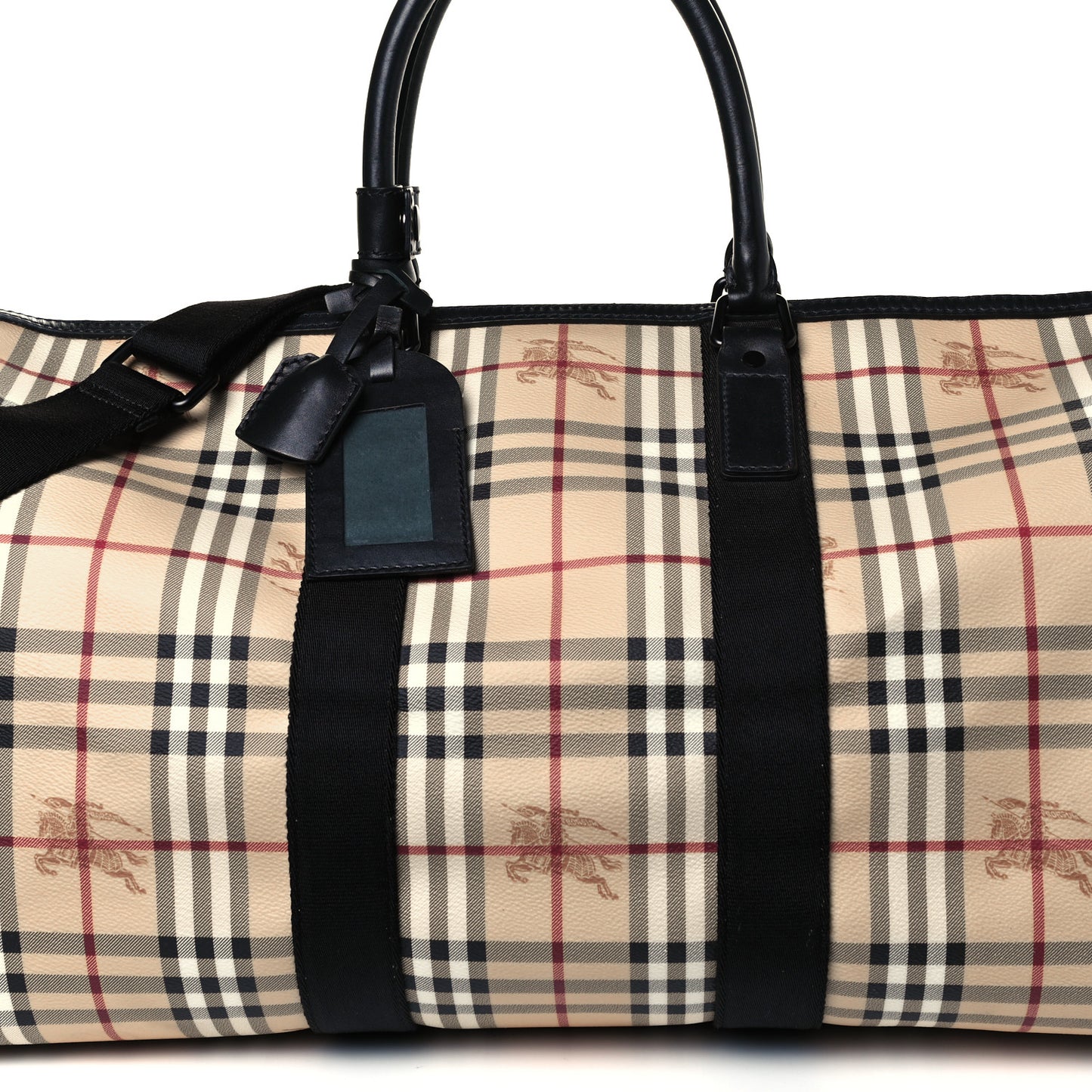 Haymarket Check Duffle Bag Black