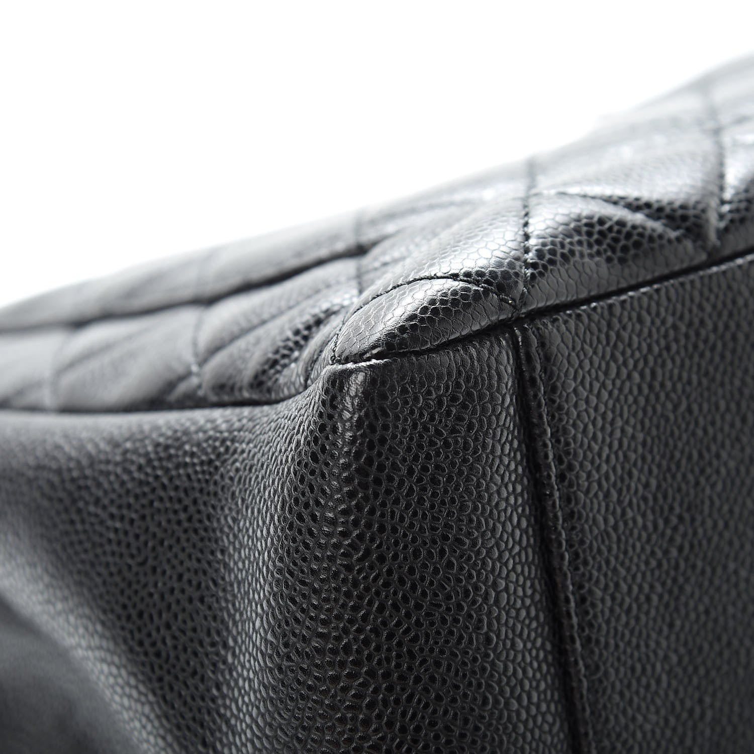 Chanel Caviar Quilted Grand Shopping Tote GST Black 12 of 12