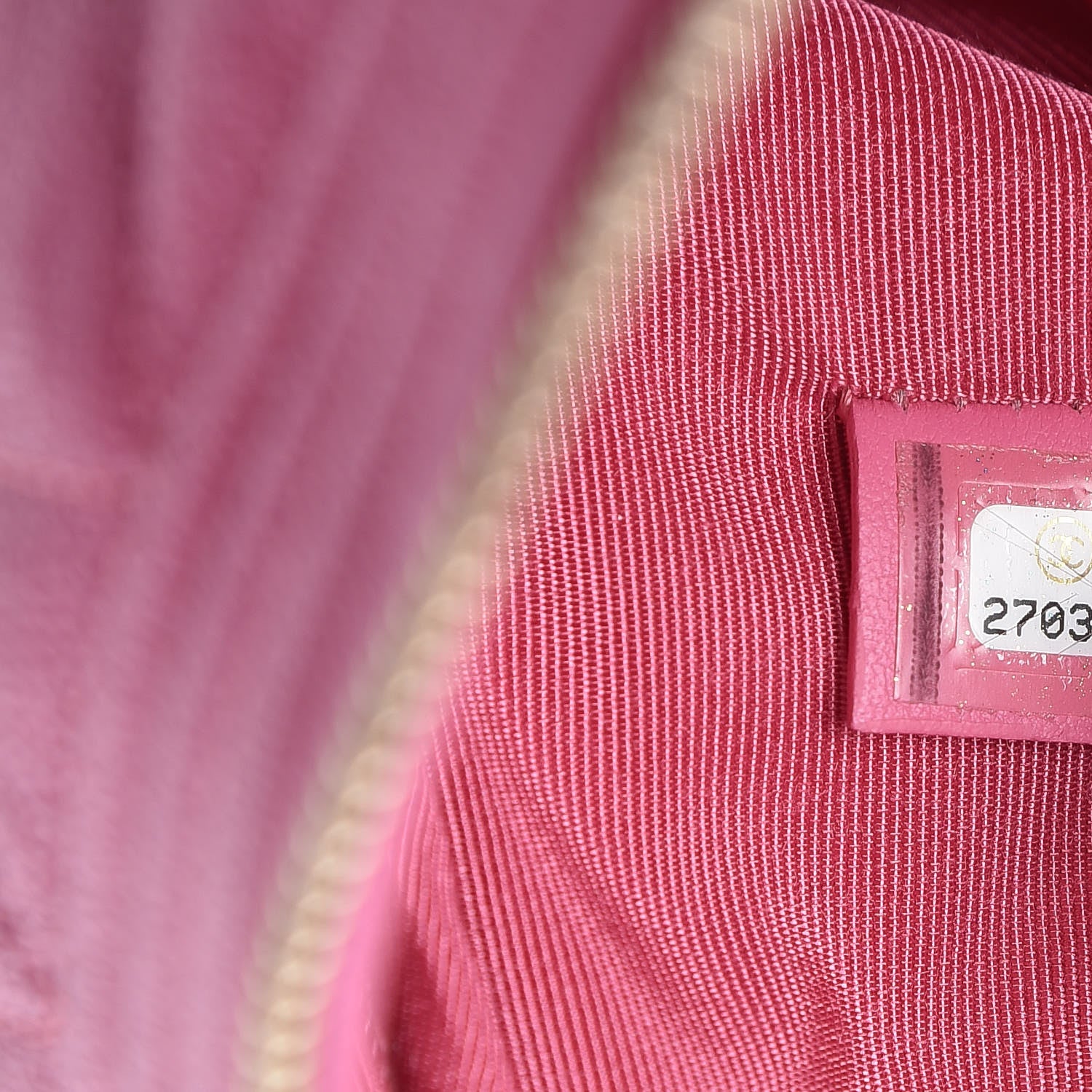 Chanel Caviar Quilted Medium Boy Cosmetic Case Pink 7 of 8