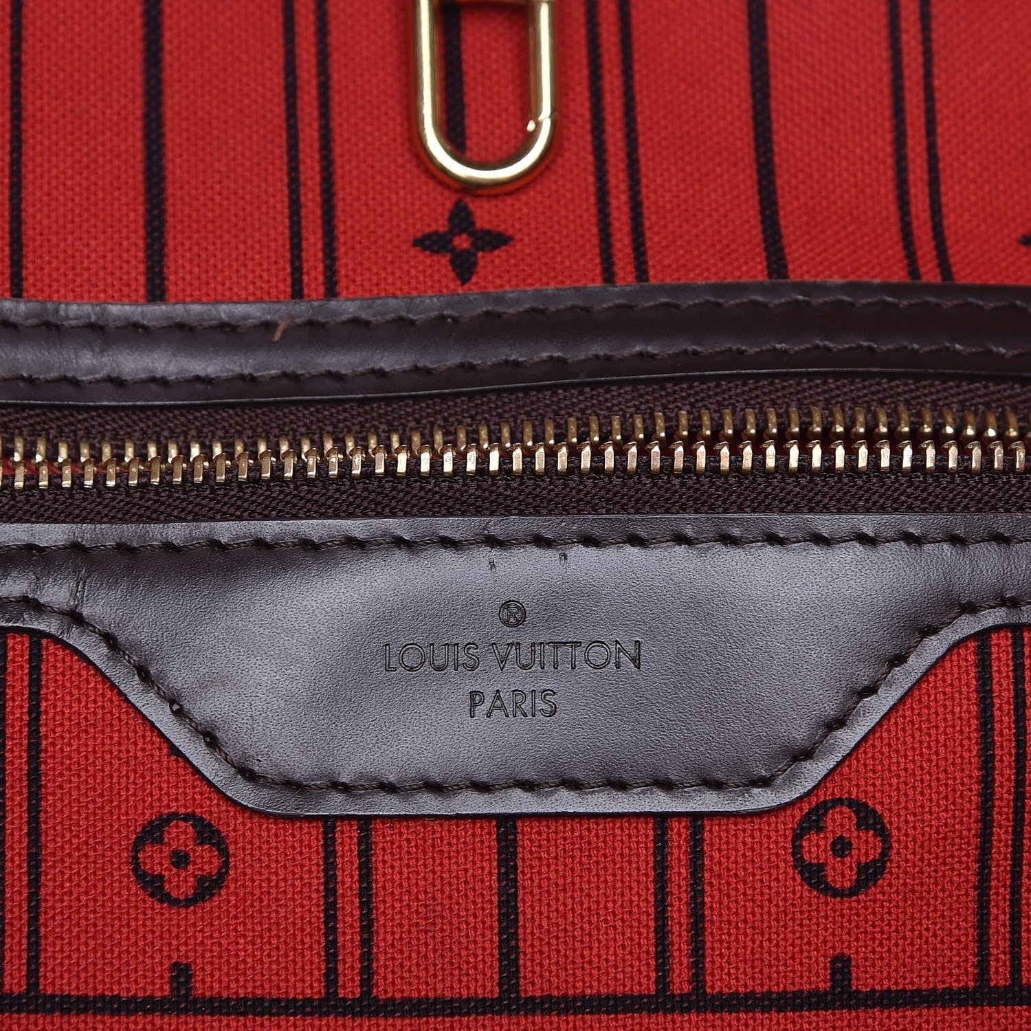 Louis Vuitton Damier Ebene Neverfull GM 6 of 7