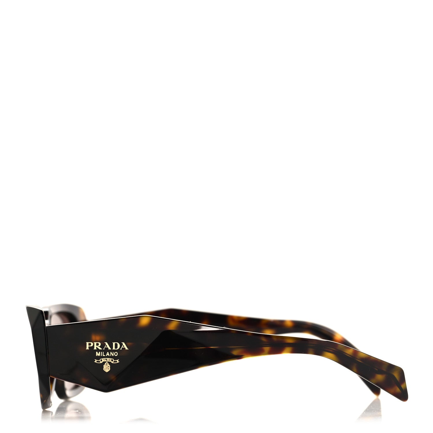 Prada Acetate Symbole Sunglasses SPR 17W Honey Tortoise 3 of 6