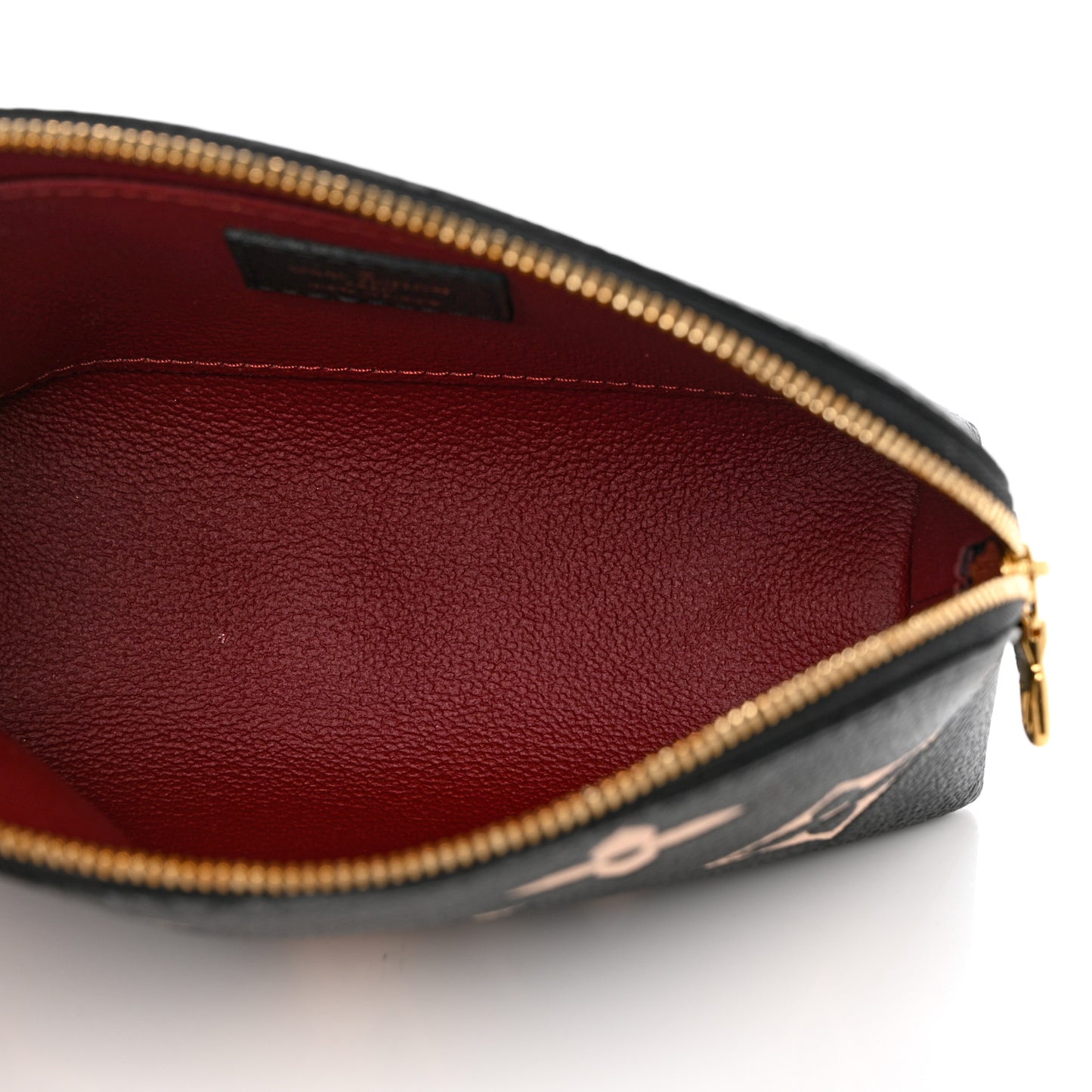 Empreinte Monogram Giant Cosmetic Pouch Black Beige