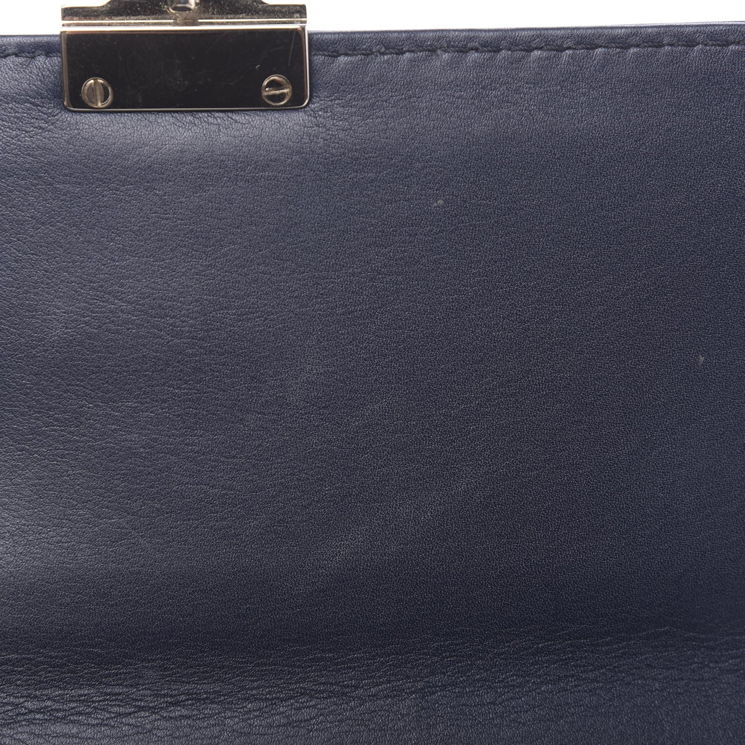Valentino Garavani Vitello Medium Glam Lock Rockstud Flap Marine 8 of 12
