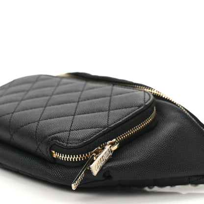 Chanel Caviar Quilted Business Affinity Waist Belt Bag Black 9 of 10