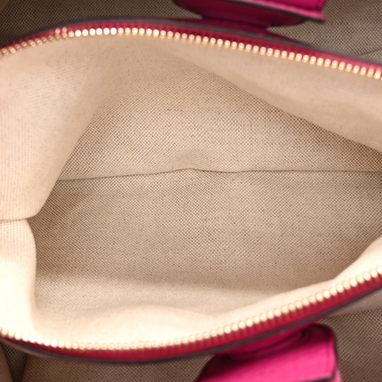 Pebbled Calfskin Medium Bamboo Shopper Tote Bright Bougainvillea
